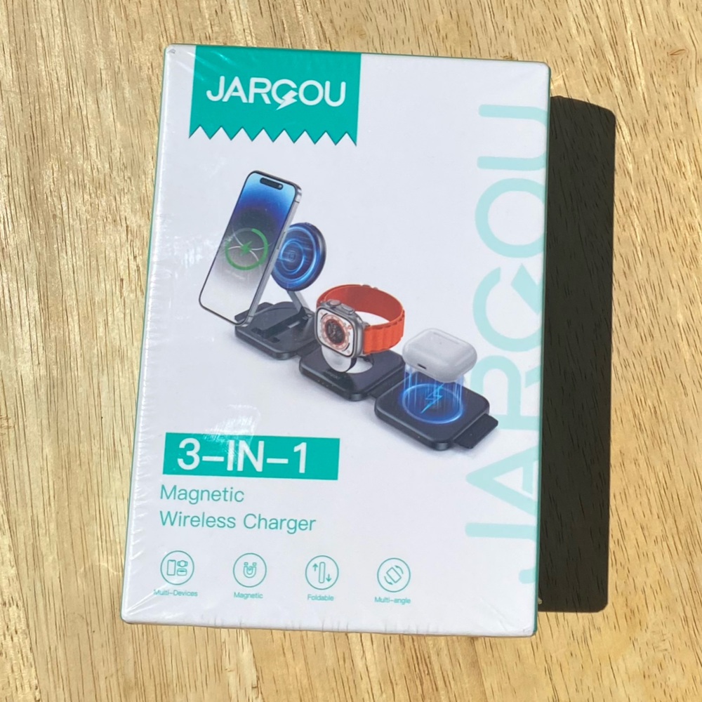 JARGOU 3-in-1 Wireless Charger